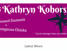 Tablet Screenshot of kathrynkohorst.com